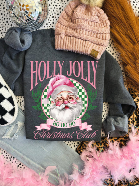 Holly Jolly Christmas Club Sweatshirt