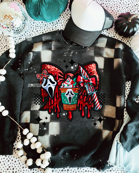 Scary & Merry Coffee Sweatshirt/Tee