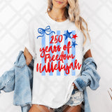 250 Years of freedom Hallelujah Tee