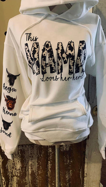 This Mama Loves Her Herd Hoodie