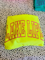 Lake Life Puff Print Tee