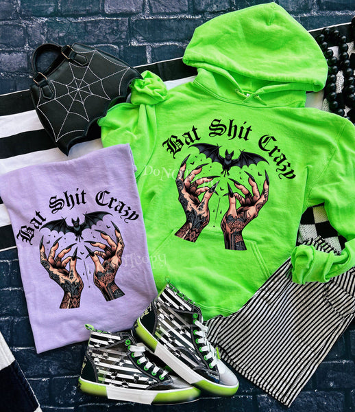 Bat Sh*t Crazy Neon Hoodie