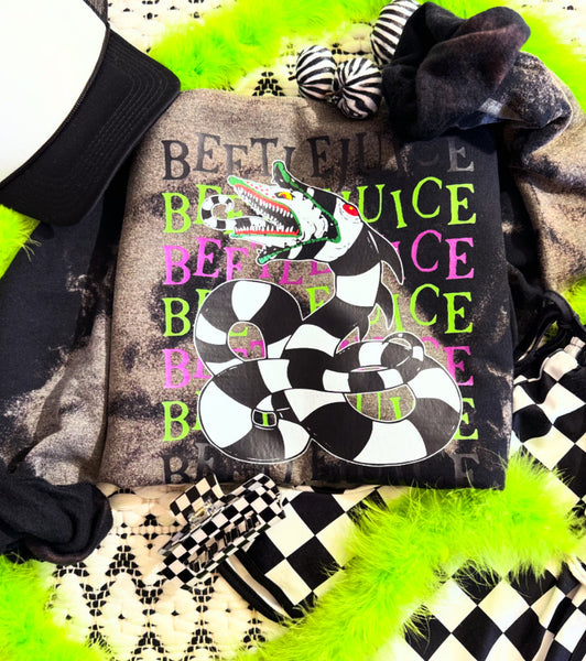 Beetle Juice Stacked Sweatshirt