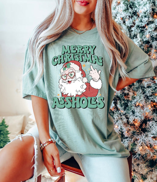 Merry Christmas A**holes Tee