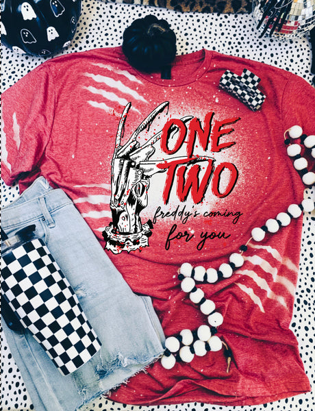 One Two Freddy’s Coming For You Tee