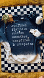 Bonfires Flannels S’mores Sweaters Campfires & Pumpkins Sweatshirt