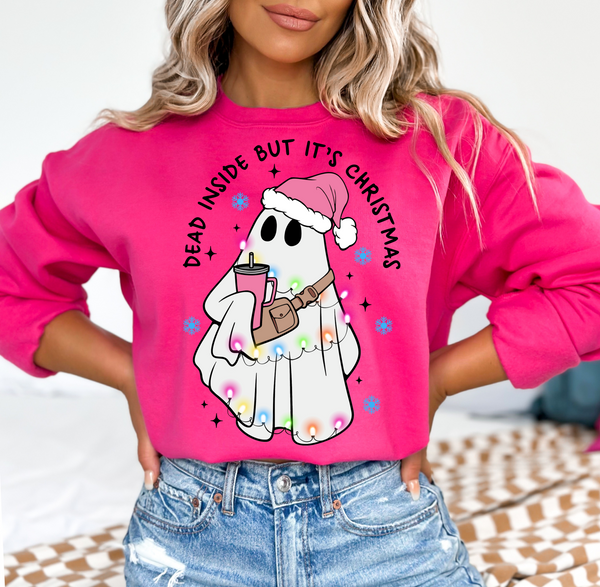 Dead Inside But It's Christmas Sweatshirt