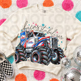 Delulu Monster Truck Tee/Sweatshirt