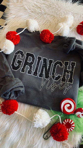 Spooky Grinch Vibes Sweatshirt