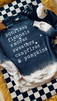 Bonfires Flannels S’mores Sweaters Campfires & Pumpkins Sweatshirt