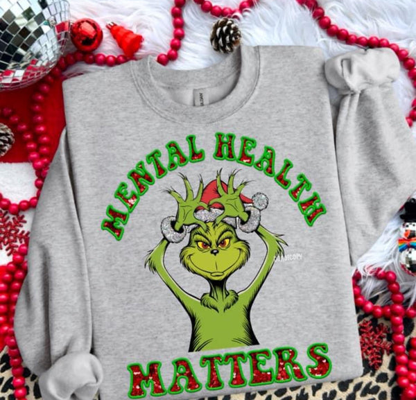 Mental Health Matters Christmas Sweatshirt