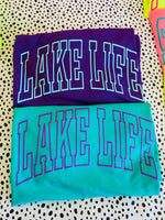 Lake Life Puff Print Tee