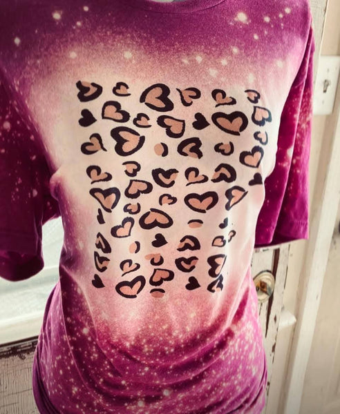 Heart Bleached Tee