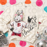 Delulu Rocking Football Mascots Tee/Sweatshirt
