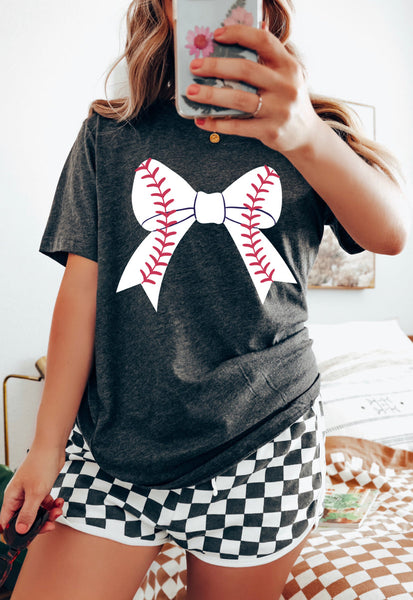 Baseball Bow Tee