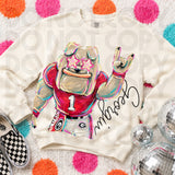 Delulu Rocking Football Mascots Tee/Sweatshirt