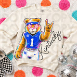 Delulu Rocking Football Mascots Tee/Sweatshirt