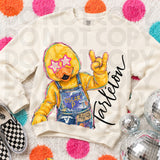 Delulu Rocking Football Mascots Tee/Sweatshirt