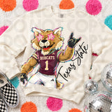 Delulu Rocking Football Mascots Tee/Sweatshirt