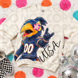 Delulu Rocking Football Mascots Tee/Sweatshirt