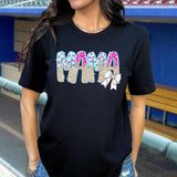 Baseball Bow Mama Tee
