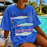 Even Jesus Had A Fishing Story Tee