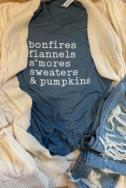 Bonfires Sweaters Tee