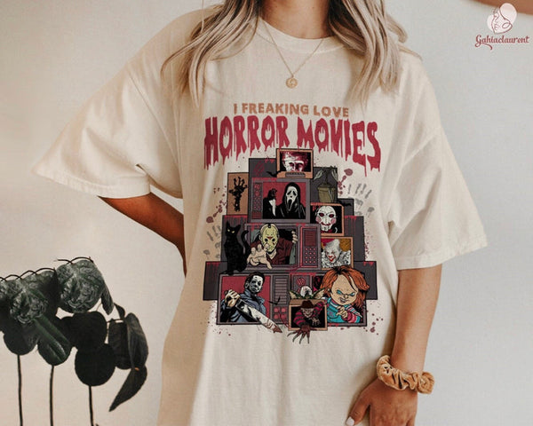 I Freaking Love Horror Movies Tee