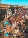 Jessie Jane Brown Hyde Wallet a Haute Southern Hyde by Beth Marie Exclusive