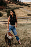 The Lancaster (Gold Foil/White Hyde) a Haute Southern Hyde by Beth Marie Exclusive