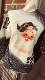 Santa Leopard Tee/Sweatshirt