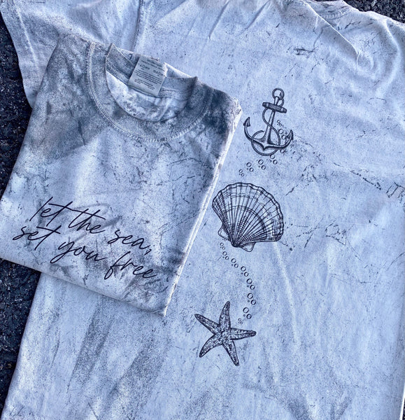 Let The Sea Set You Free Tee