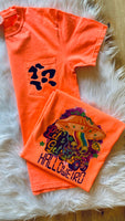Neon Spooky Pocket Tee
