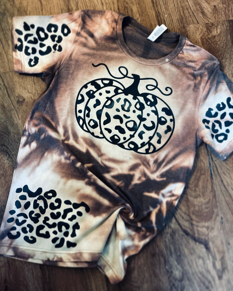 Pumpkin Leopard Tee