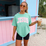 Pink Preppy Jesus Tee