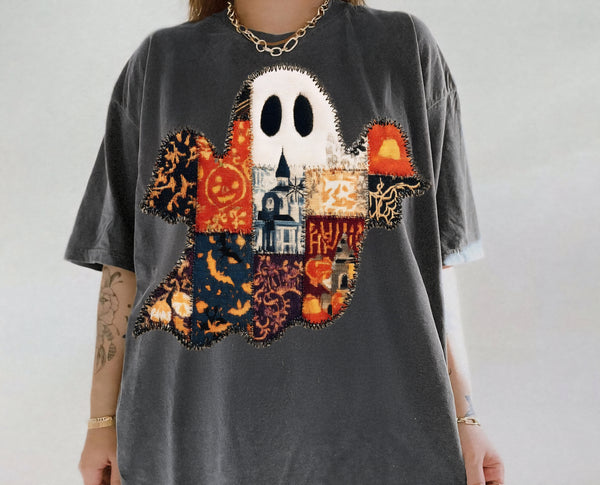 Faux Patch Ghost Tee