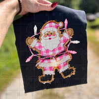 Pink Santa Tee