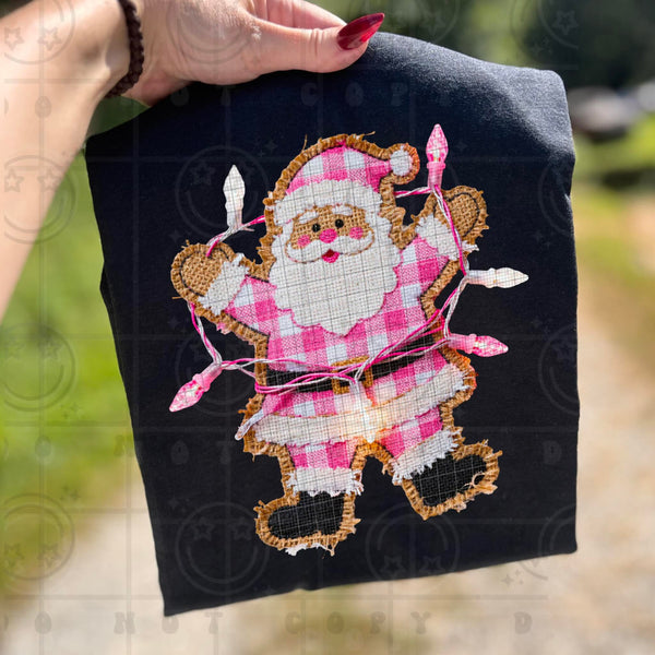 Pink Santa Tee
