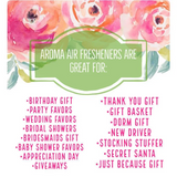Leopard Felt Air Freshener {Choose Your Own Scent}
