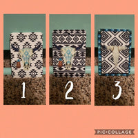 Aztec Bull Skull Air Freshener {Choose Your Own Scent}