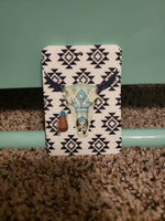 Aztec Bull Skull Air Freshener {Choose Your Own Scent}