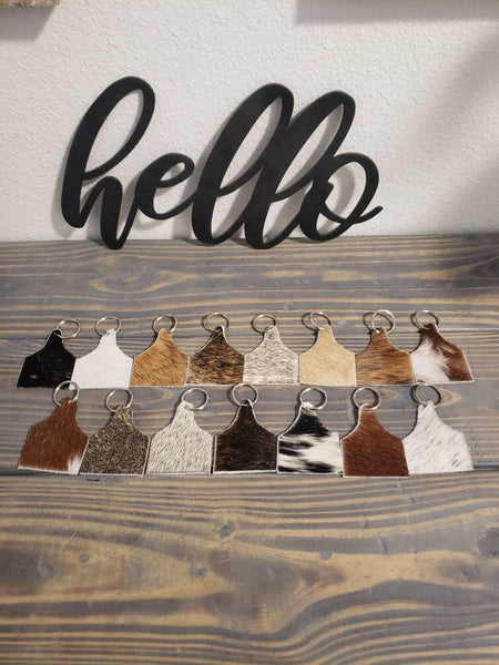 Cowhide KeyChains >>