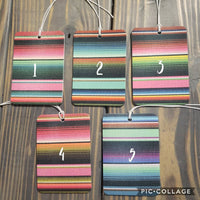 Serape Mexican Blanket Air Freshener {Choose Your Own Scent}