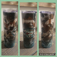 20oz Tumbler - Western Boho Tongue