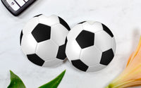 Soccer Car Coasters (Set of 2 Rubber or Sandstone Car Coasters)