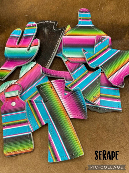Cowhide/Leather Freshie -Serape