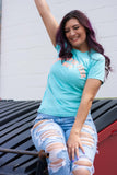 Dumpster Fire 24/7 Puff Print Tee