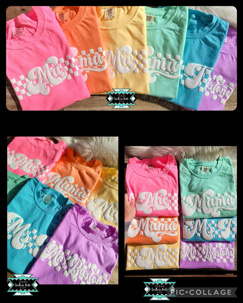 CUSTOM- Puff Print Tee