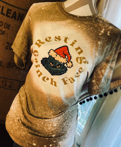 Resting Grinch Face Tee