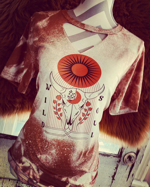 Wild Soul Distressed Tee